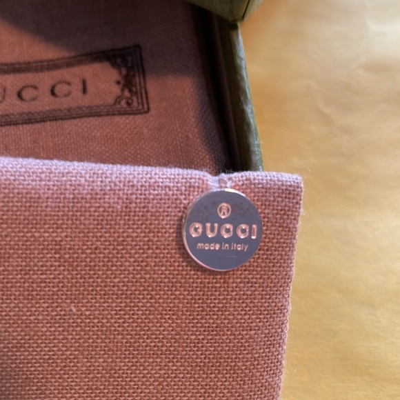 Gucci Trademark Logo 925 Earrings - Picture 3 of 7